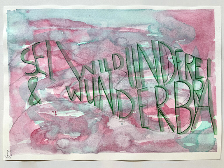 Beispielbild für den Kurs Kalligrafie und Handlettering