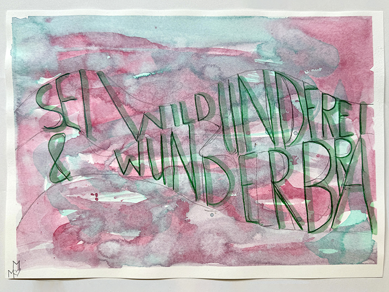 Beispielbild für den Kurs Kalligrafie und Handlettering